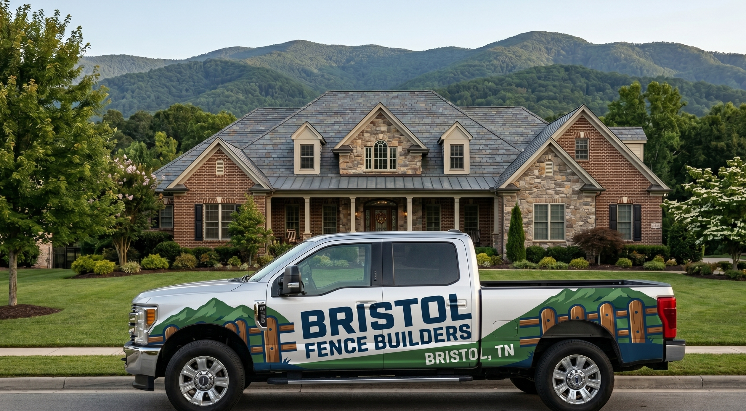 Bristol Fence Builders Work Truck